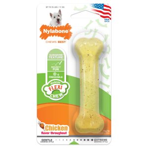 Nylabone FlexiChew Chicken Dog Chew Toy