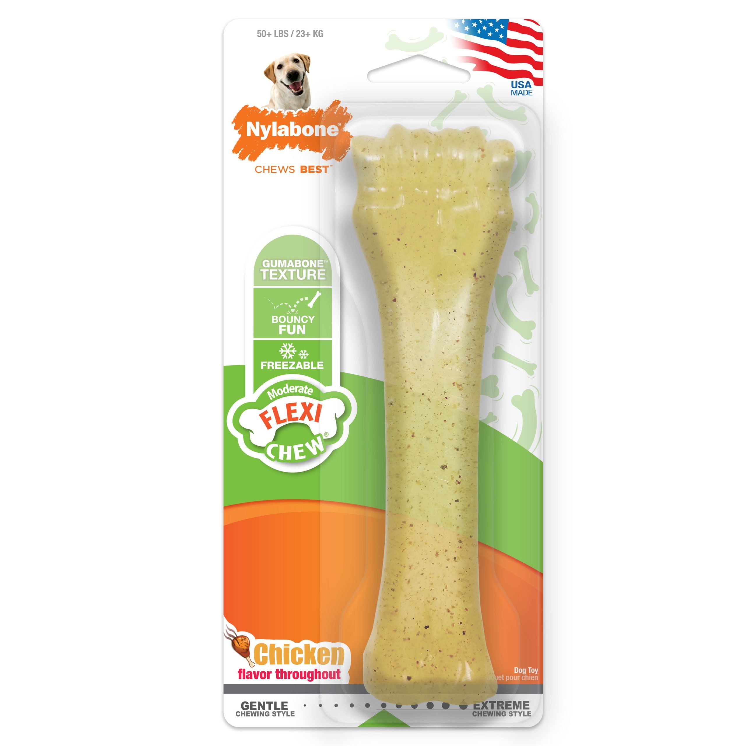 Nylabone Moderate Chew Chicken Chew Toy, XL/Souper