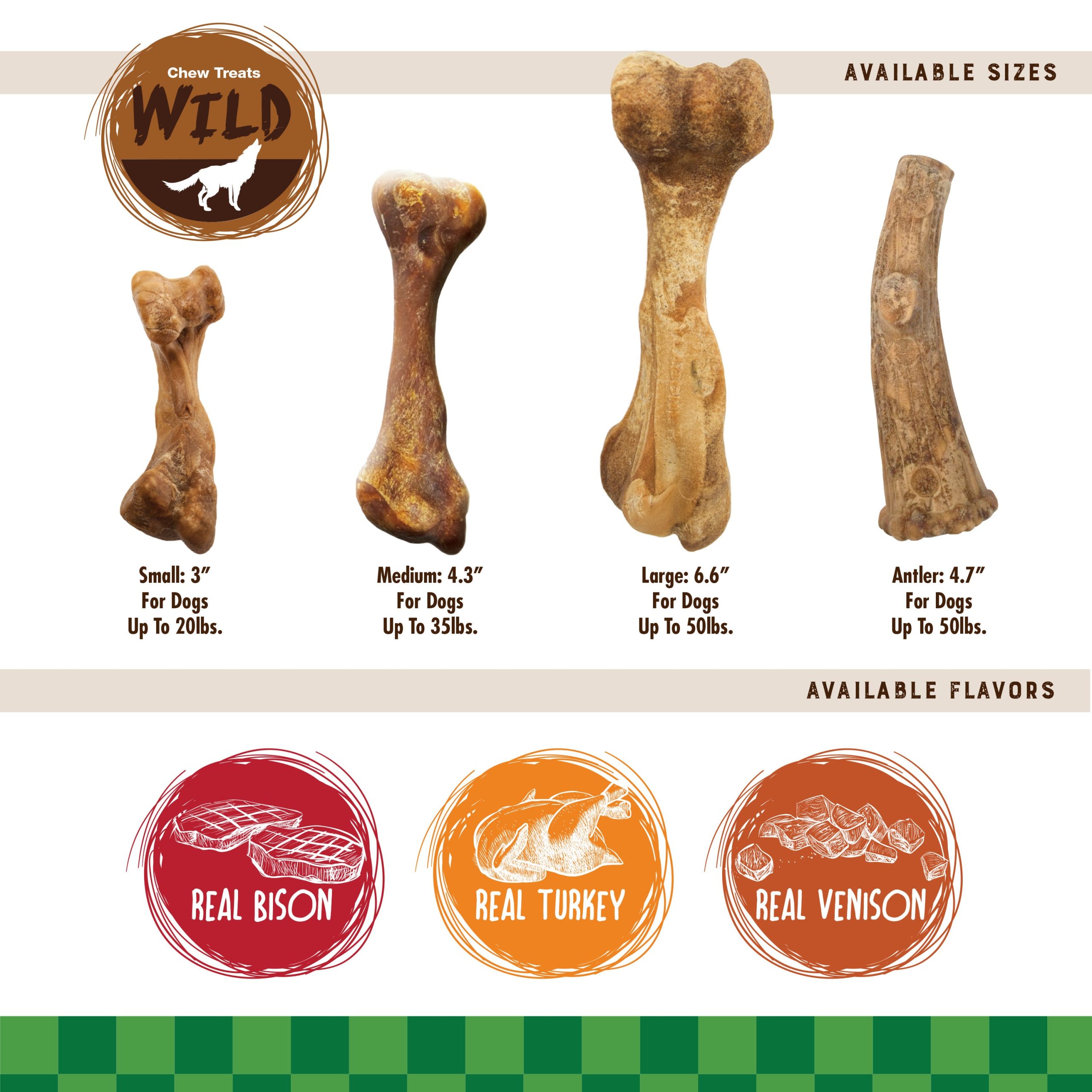 Nylabone Healthy Edibles WILD Antler Chew Venison, Large/Giant Dog Chews, 10 ct - Image 5