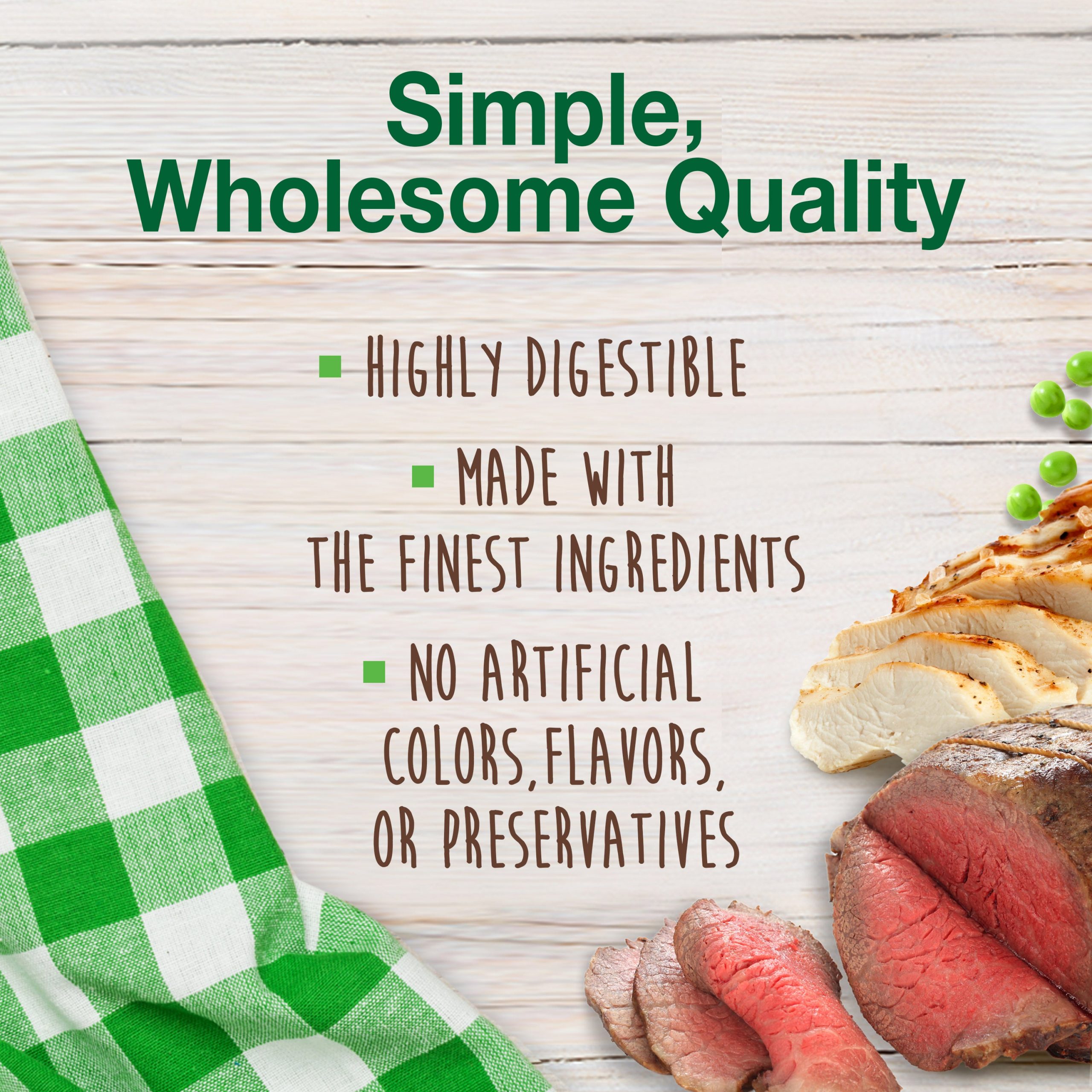 Nylabone Healthy Edibles Roast Beef & Chicken, XS/Petite Dog Chews, 48 ct - Image 4