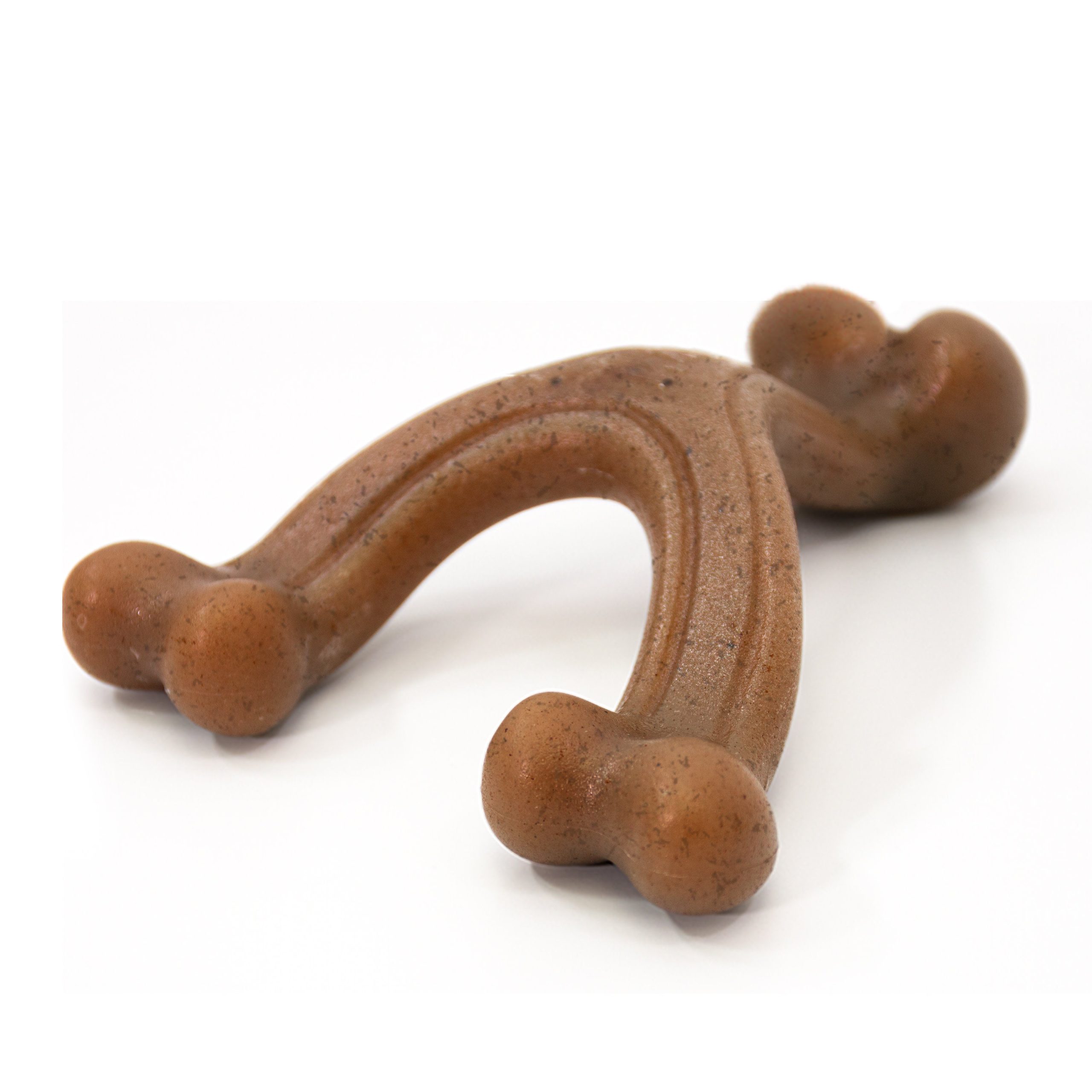 Nylabone Gourmet Style Strong Chew Wishbone, Bacon, Large/Giant - Image 2