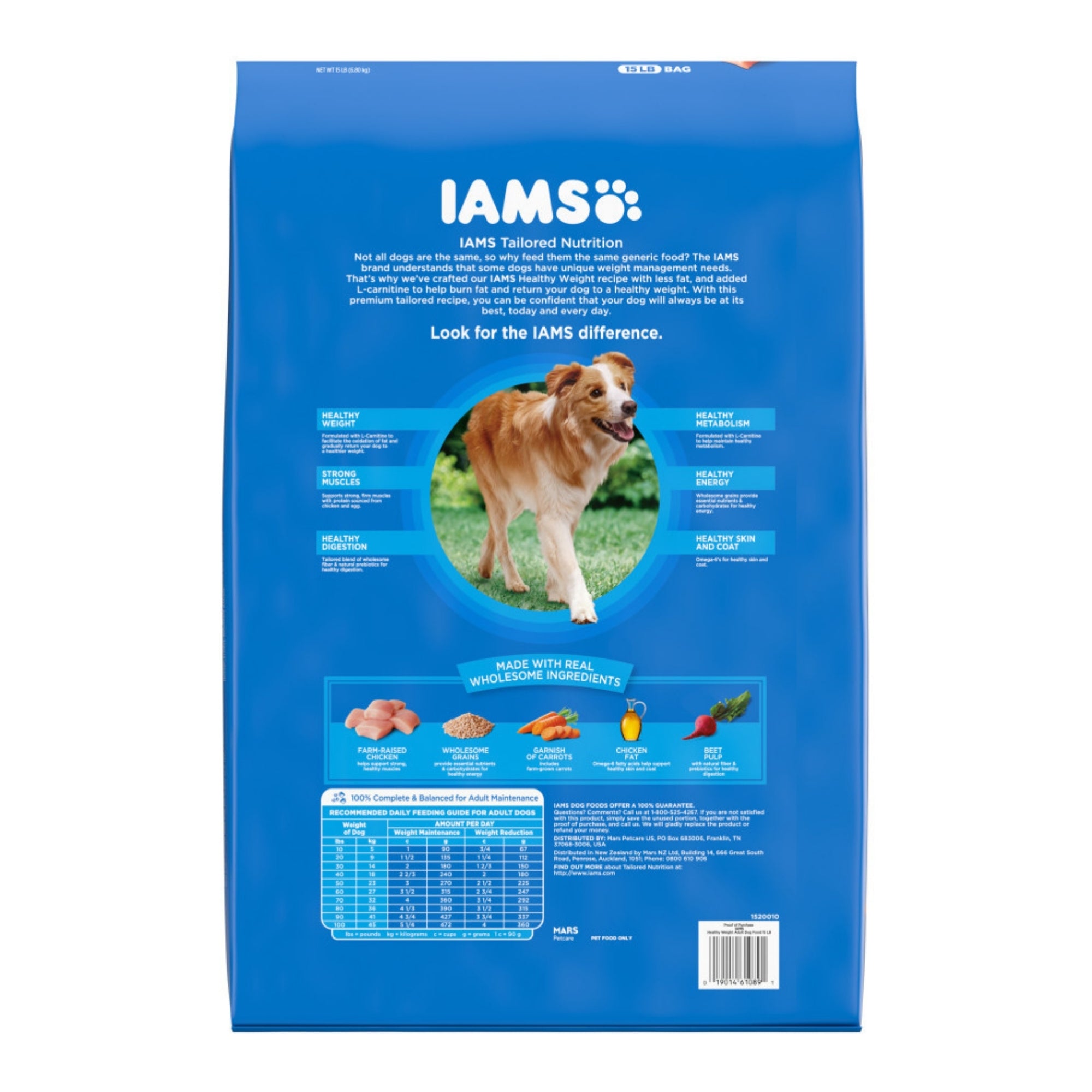 IAMS ProActive Health Adult Weight Control Dry Dog Food, 15 lb - Image 2