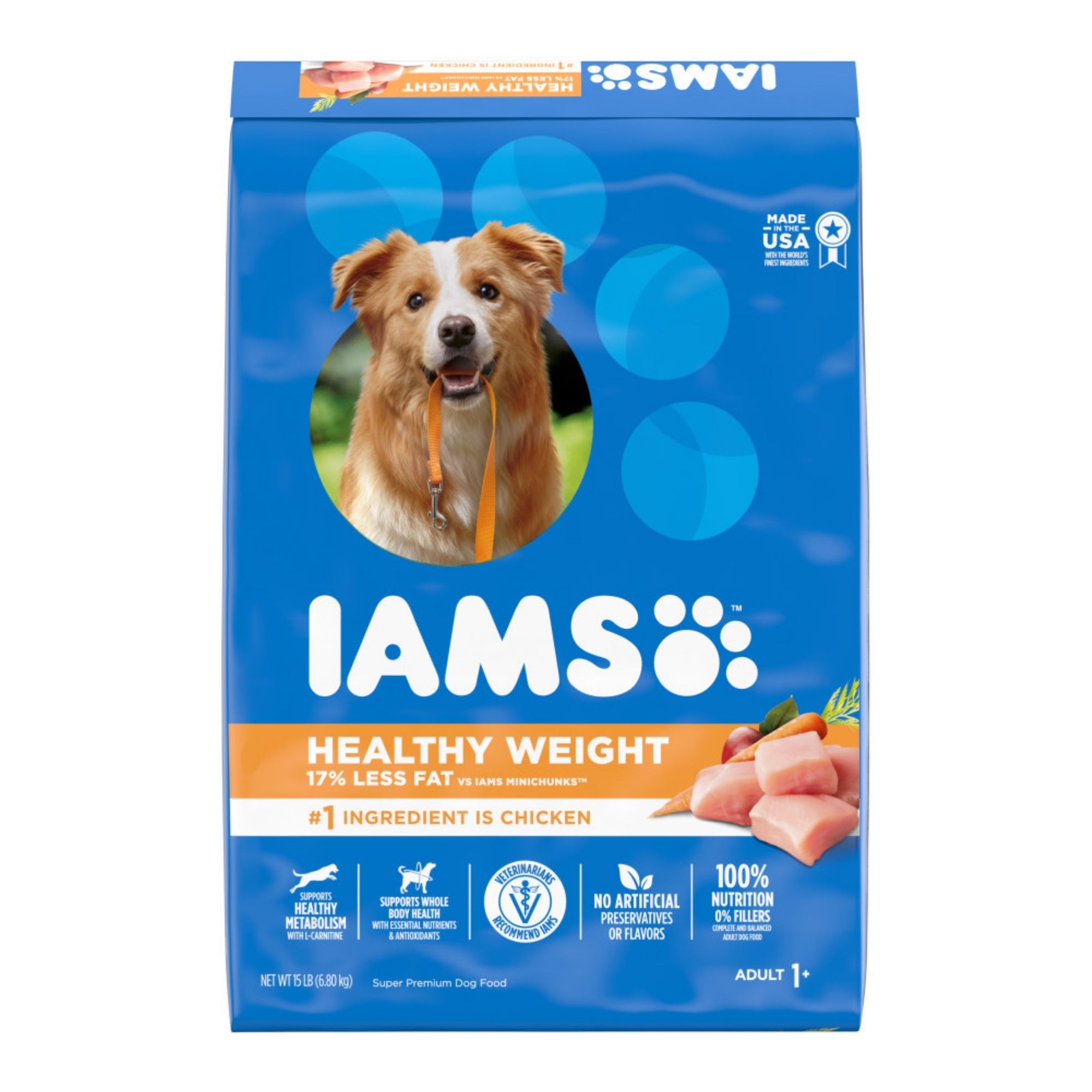 IAMS ProActive Health Adult Weight Control Dry Dog Food, 15 lb