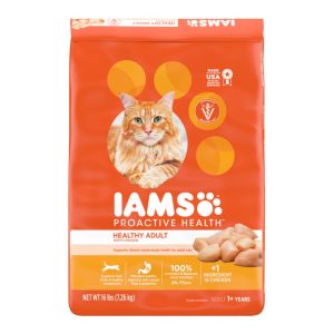 IAMS ProActive Health Healthy Adult Original Dry Cat Food, Chicken, 16 lb