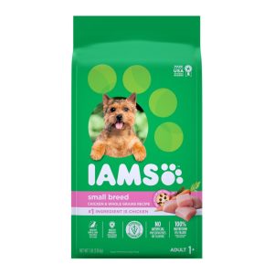 IAMS Small & Toy Breed Adult Real Chicken Dry Dog Food, 7 lb