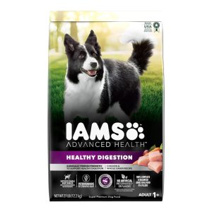 IAMS Advanced Health Healthy Digestion Chicken Dry Dog Food, 27 lb