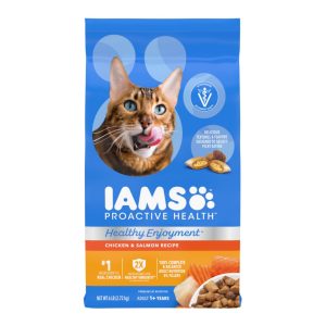 IAMS ProActive Health Healthy Enjoyment Dry Cat Food, Chicken & Salmon