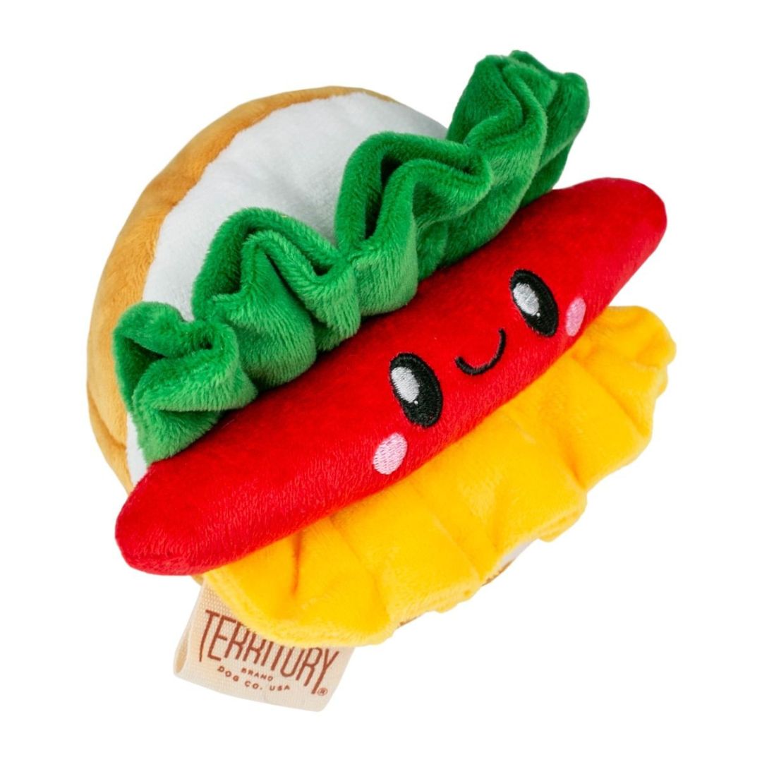 Territory Dog Plush Hotdog 8 Inch - Image 2