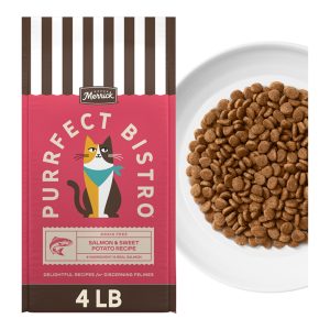 Merrick Purrfect Bistro Grain-Free Dry Cat Food, Salmon & Sweet Potato