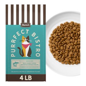 Merrick Purrfect Bistro Grain-Free Dry Cat Food, Whitefish & Spinach
