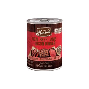 Merrick Grain-Free 96% Beef, Lamb & Buffalo Wet Dog Food, 12.7 oz (Case of 12)