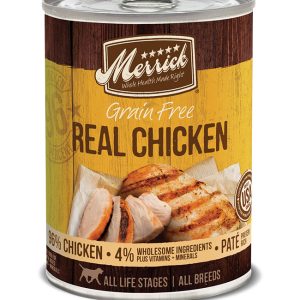 Merrick Grain-Free 96% Real Chicken Wet Dog Food, 12.7 oz (Case of 12)