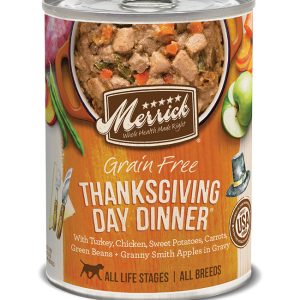 Merrick Thanksgiving Day Dinner Wet Dog Food, 12.7 oz (Case of 12)