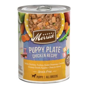 Merrick Classic Puppy Plate Wet Dog Food, 12.7 oz (Case of 12)
