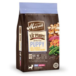 Merrick Lil' Plates Grain-Free Puppy Real Chicken & Sweet Potato Dog Food, 12 lb