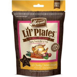 Merrick Lil' Plates Chunky Chicken Dog Treats, 5 oz (Case of 6)