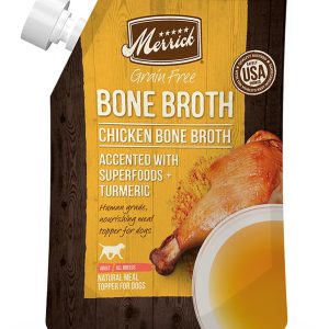 Merrick Grain-Free Chicken Bone Broth for Dogs