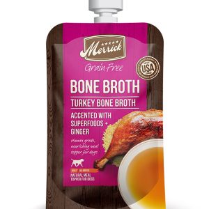 Merrick Grain-Free Turkey Bone Broth for Dogs, 7 oz (Case of 14)