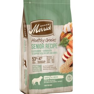 Merrick Healthy Grains Senior Recipe Dry Dog Food, 4 lb