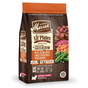 Merrick Lil' Plates Grain-Free Real Beef & Sweet Potato with Raw Bites Dog Food