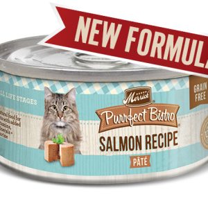 Merrick Purrfect Bistro Grain-Free Salmon Pâté Wet Cat Food, 3 oz (Case of 24)