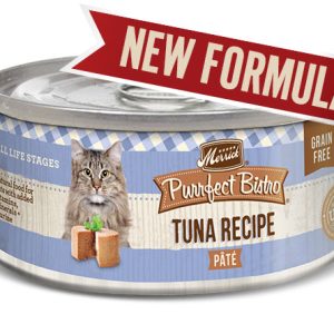 Merrick Purrfect Bistro Grain-Free Tuna Pâté Wet Cat Food, 3 oz (Case of 24)
