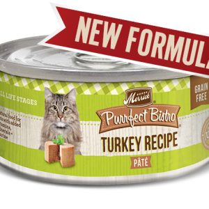 Merrick Purrfect Bistro Grain-Free Turkey Pâté Wet Cat Food, 3 oz (Case of 24)