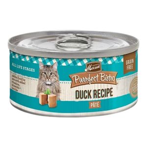 Merrick Purrfect Bistro Grain-Free Duck Pâté Wet Cat Food, 3 oz (Case of 24)