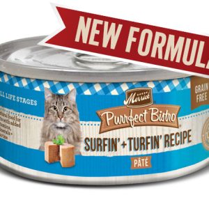 Merrick Purrfect Bistro Grain-Free Surf & Turf Pâté, 3 oz (Case of 24)
