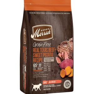 Merrick Grain-Free Real Texas Beef & Sweet Potato Recipe Dry Dog Food