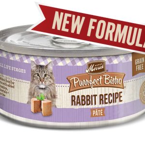 Merrick Purrfect Bistro Grain-Free Rabbit Pâté Wet Cat Food, 3 oz (Case of 24)