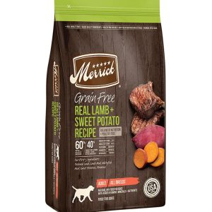 Merrick Grain-Free Real Lamb & Sweet Potato Recipe Dry Dog Food, 22 lb