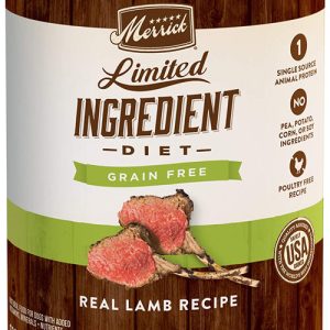 Merrick Limited Ingredient Grain-Free Lamb Wet Dog Food, 12.7 oz (Case of 12)