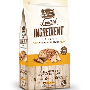 Merrick Limited Ingredient Diet Real Chicken & Brown Rice Dry Dog Food, 22 lb