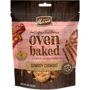 Merrick Oven Baked Cowboy Cookout Beef Dog Treats, 11 oz (Case of 6)