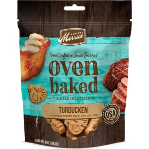 Merrick Oven Baked Turducken Dog Treats, 11 oz (Case of 6)