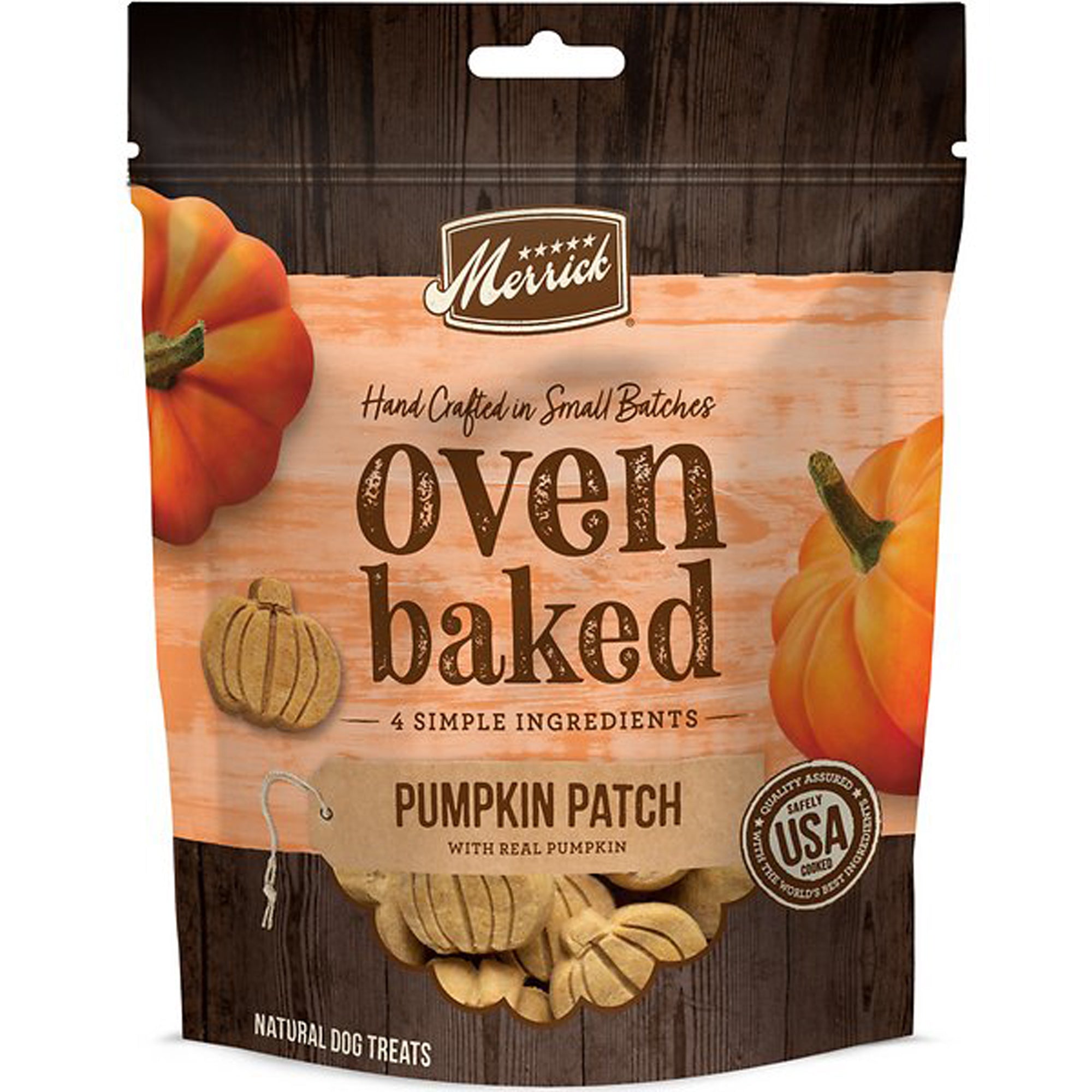 Merrick Oven Baked Pumpkin Patch Dog Treats, 11 oz (Case of 6)
