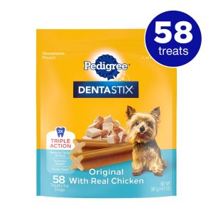 Pedigree Dentastix Original Chicken Mini Dental Treats, 58 Count