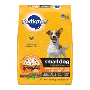 Pedigree Small Dog Complete Nutrition Chicken Dry Dog Food, 14 lb