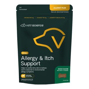 VetriScience Allergy Plus for Dogs, 60 Count