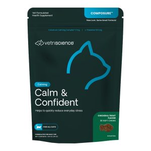 VetriScience Composure Calming Chews for Cats, 30 ct