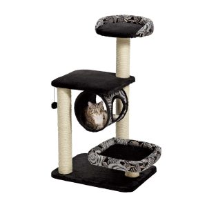 Feline Nuvo Cat Tree Escapade Black 44 in