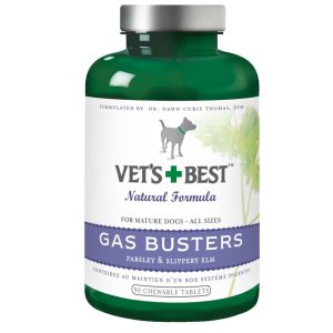 Vet's Best Gas Busters Tablets for Dogs, 90 Count