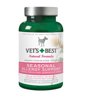 Vet's Best Seasonal Allergy Support Tablets for Dogs, 60 Count