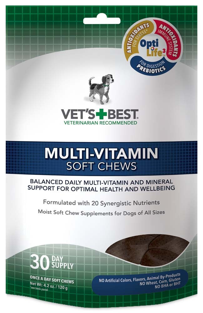 Vet's Best Multi-Vitamin Soft Chews for Dogs, 30 Count