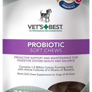 Vet's Best Probiotic Soft Chews for Dogs, 30 Count