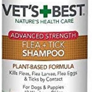 Vet's Best Flea & Tick Advanced Strength Shampoo for Dogs /12 fl oz