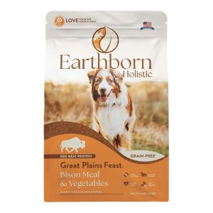 Earthborn Holistic Great Plains Feast Grain-Free Dry Dog Food, 4 lb