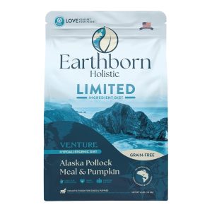 Earthborn Holistic Venture LID Dog Food, Alaska Pollock & Pumpkin