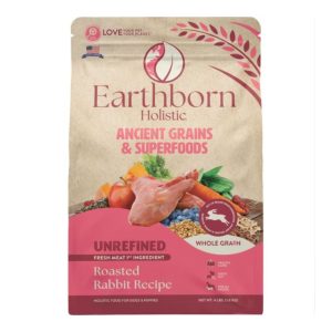Earthborn Holistic Unrefined Roasted Rabbit Ancient Grains Dog Food